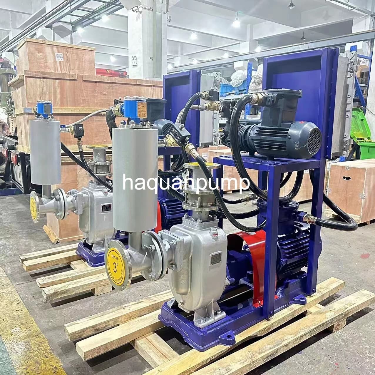 Haquan Pump Valve Ships Custom ZW Self-Priming Pumps to Portugal