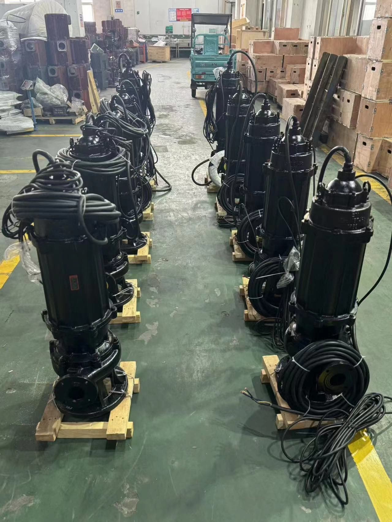100GNWQ120-18-11 Cutter Sewage Pump – 120 m³/h at 18 m, 11 kW — GNWQ Cutting Submersible Sewage Pump